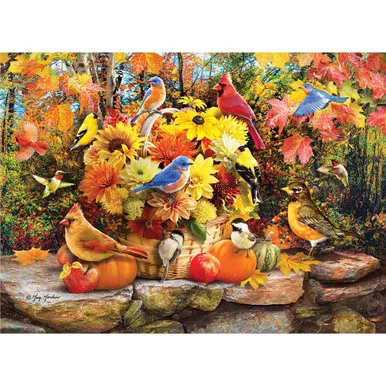 Eurographics Fall Birds Jigsaw Puzzle